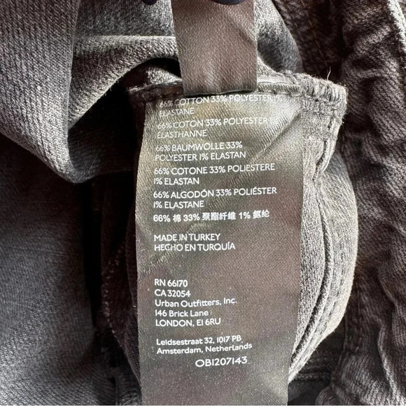 New Free People Florence Flare Jeans High Rise Stretchy We The Free Black - Picture 9 of 11